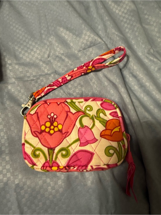 Vera Bradley Accessories - Vera Bradley Pink and Green Key Card Holder